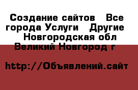 Создание сайтов - Все города Услуги » Другие   . Новгородская обл.,Великий Новгород г.